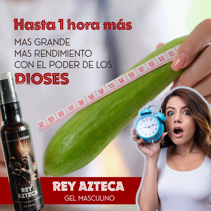 Rey Azteca Gel | Más tiempo, mayor tamaño 🔥💪